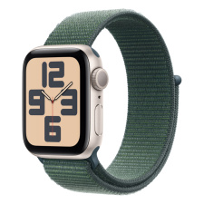 Apple Watch Series SE (2024) Умные часы Apple Watch Series SE 2024 40мм Starlight Aluminum Case with Textile Sport Loop Green watch