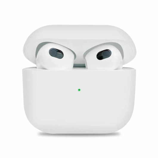 Силиконовый чехол для AirPods 3 белый