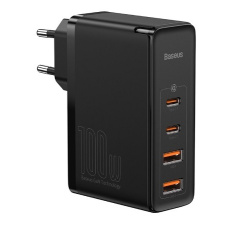 Сетевое зарядное устройство Baseus GaN2 Pro 2*USB+2*TYPE-C, 100W черное