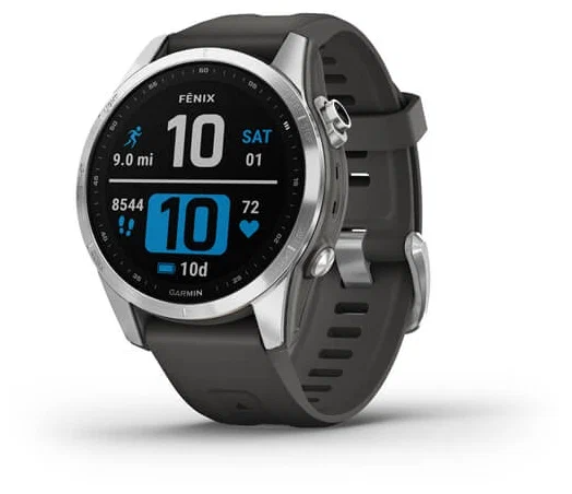 Умные часы Garmin Fenix 7S, графит/серебристый