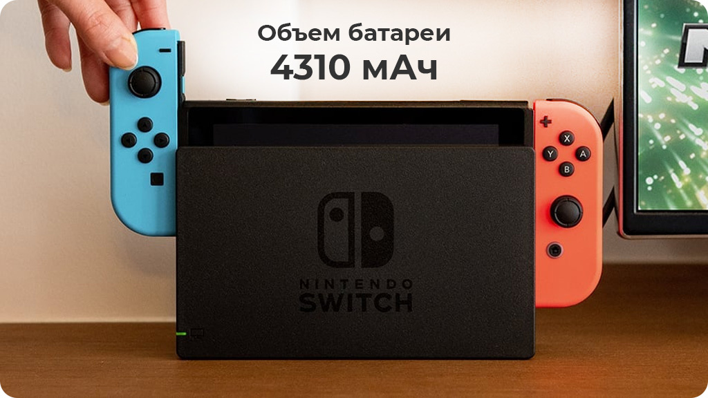 Игровая приставка Nintendo Switch OLED 64 ГБ, Неоновый синий/красный