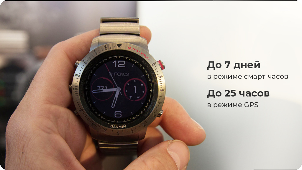 Умные часы Garmin Fenix Chronos (metal)