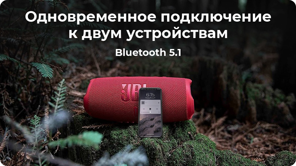 Портативная акустика JBL Charge 5,розовый