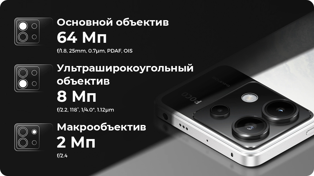 Xiaomi Poco X6 12/512Gb РСТ Черный